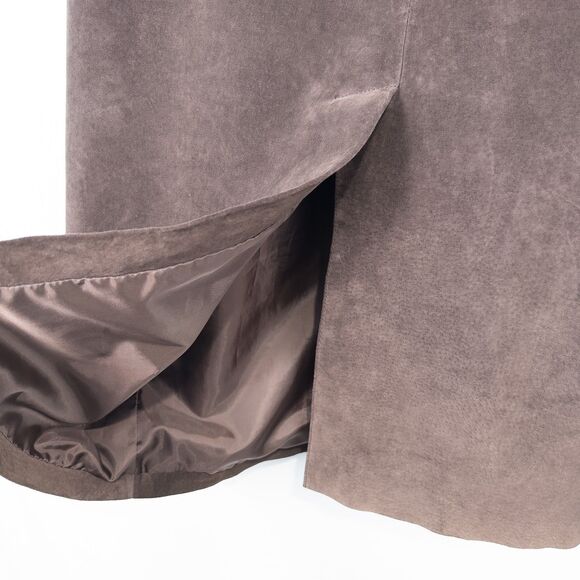 Vintage St Johns Bay Washable Suede Maxi Skirt Womens 20W Cowgirl Western Boho - Picture 14 of 16